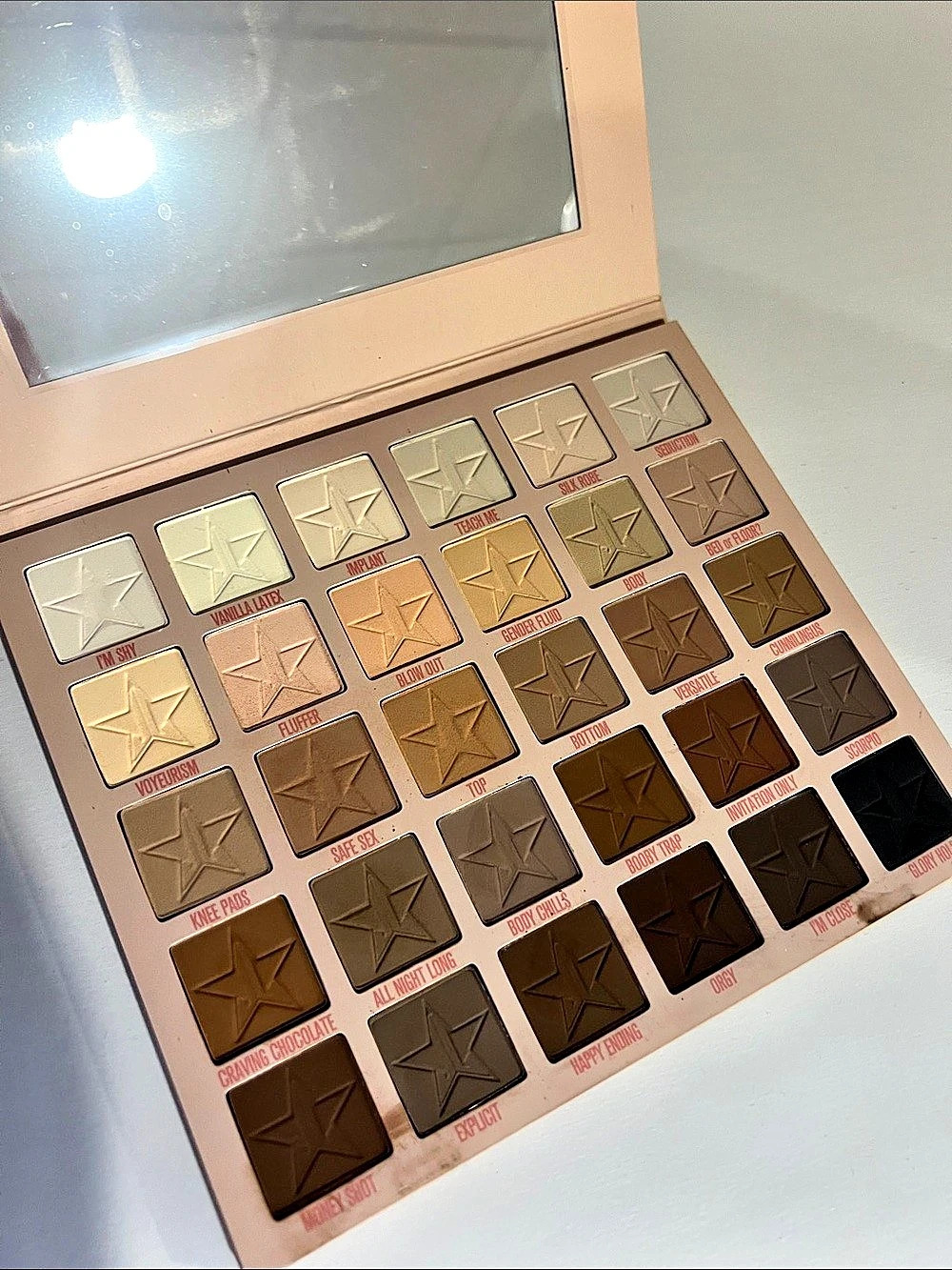 Jeffree Star Cosmetics Orgy Eyeshadow Palette Brown & Pink